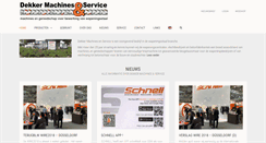 Desktop Screenshot of dekkermachines.nl