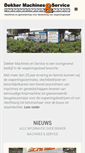 Mobile Screenshot of dekkermachines.nl